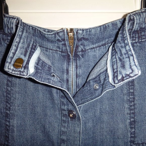 Kate Hill Blue Denim Skort - Picture 4 of 6